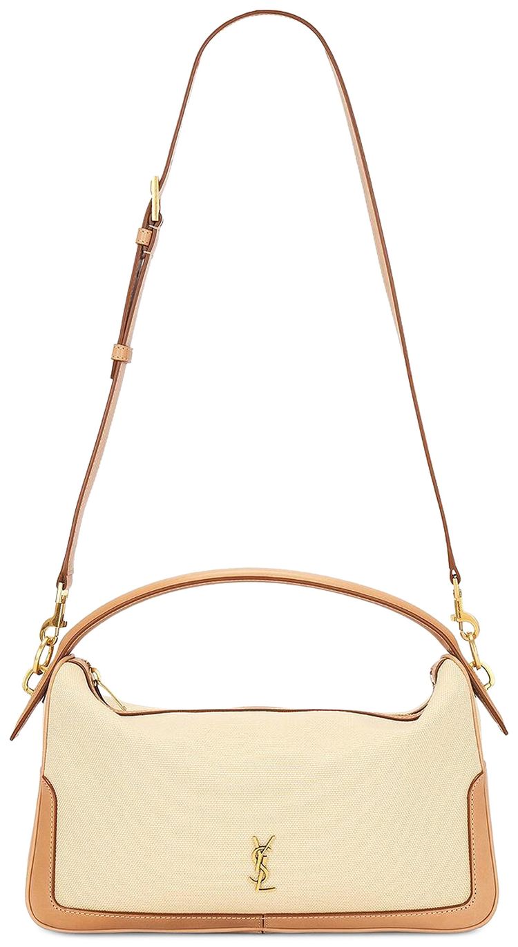 Saint Laurent Camera Supple Bag WhiteVintage Brown