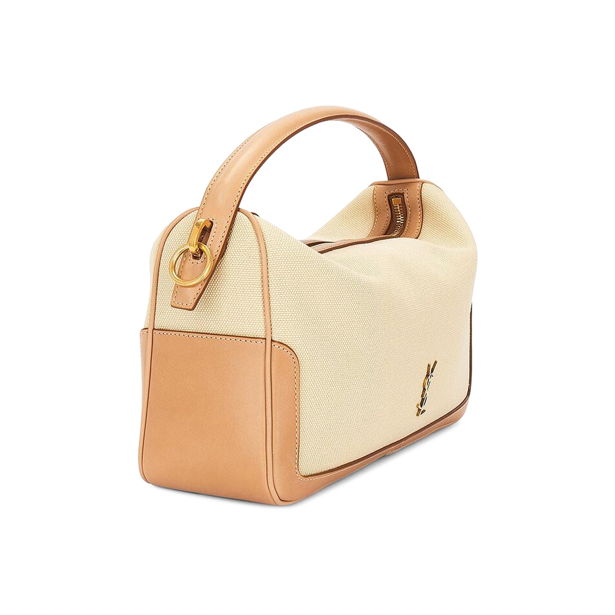 Buy Saint Laurent Camera Supple Bag 'White/Vintage Brown