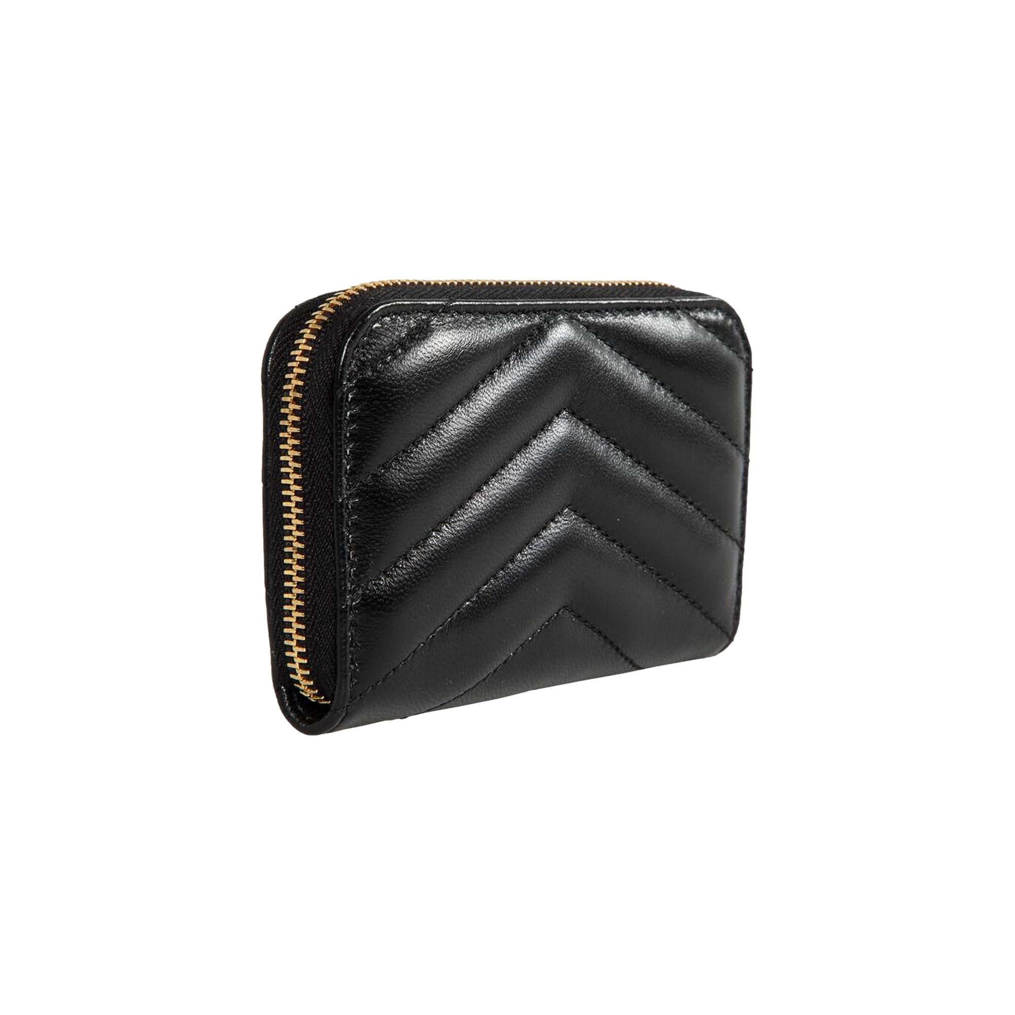 Buy Saint Laurent Cassandre Matelasse Coin Card Wallet Black 753788 AAA44 1000 GOAT CA