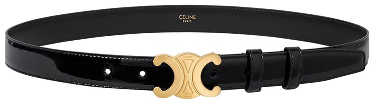 CELINE Medium Triomphe Belt Black