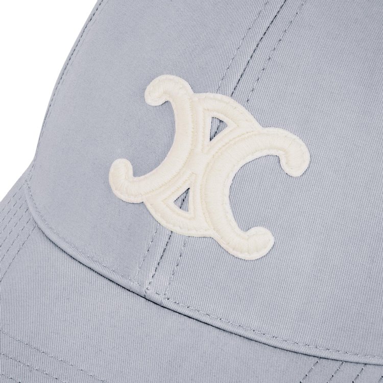 CELINE Casquette Baseball Triomphe Pearl Grey