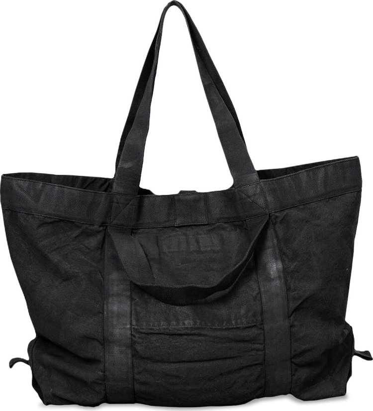 Boris Bidjan Saberi Vinyl Coated Tote Bag Black