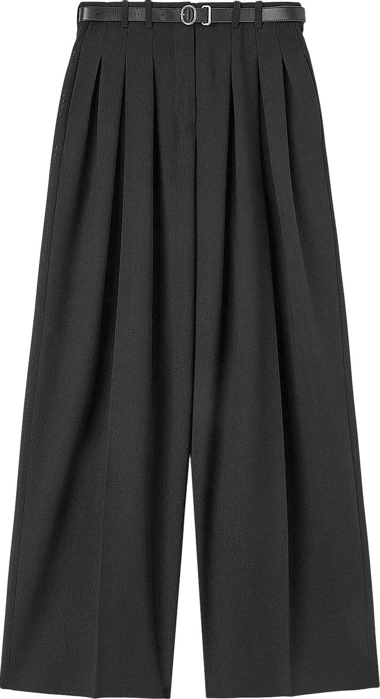 Jil Sander Wool Trousers Black