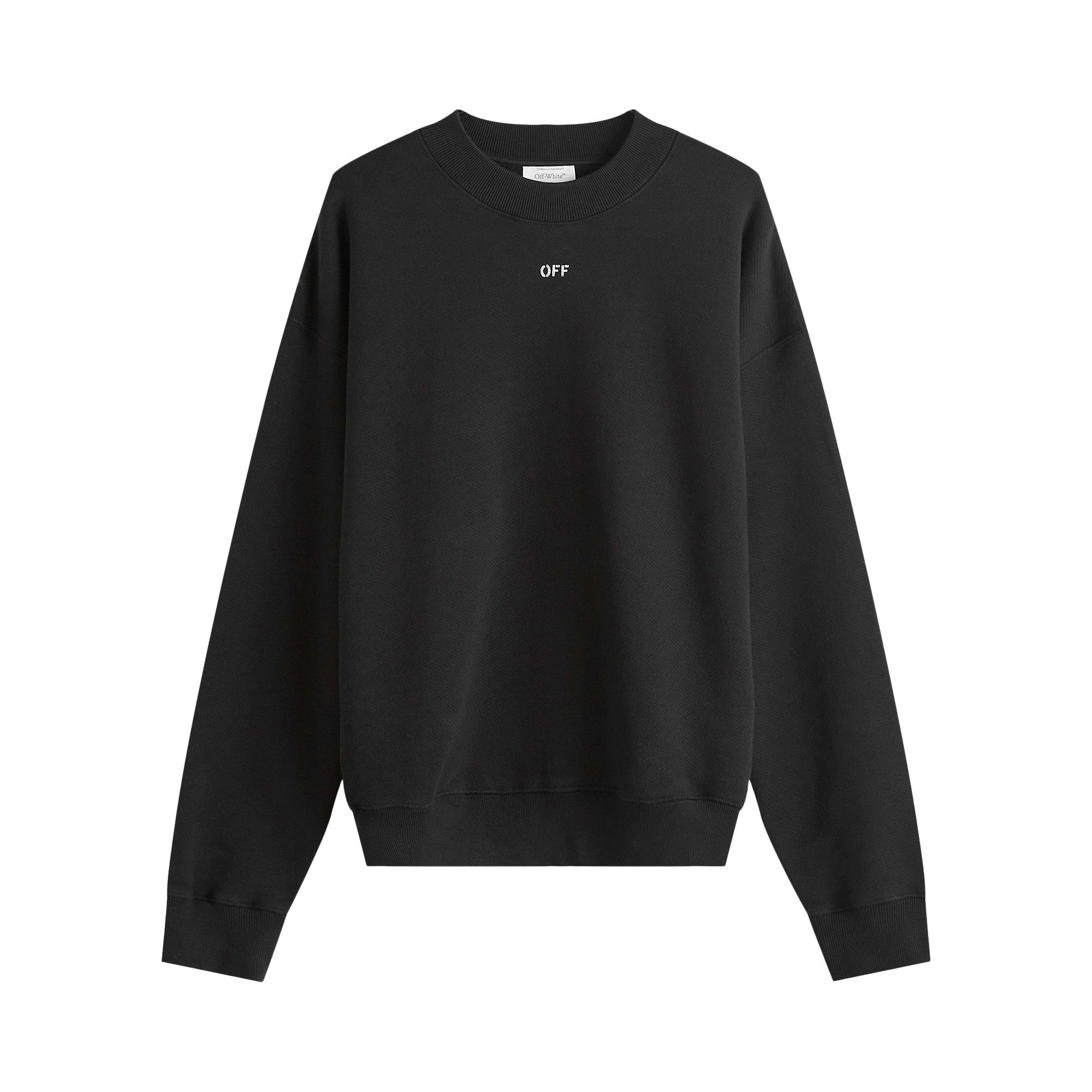 ★Off-White★ Stamp Skate Sweatshirt Black OMBA054C99FLE0061 Buy Off-White Off Stamp Skate Crewneck Sweatshirt 'Black