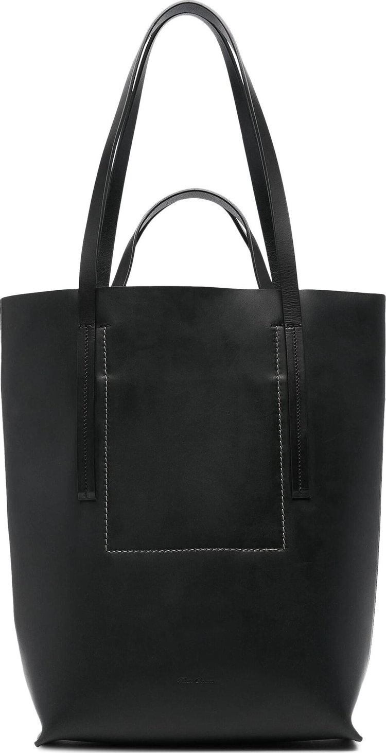 Rick Owens Medium Shopper Bag Black