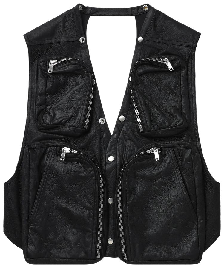Rick Owens Cargo Vest Black