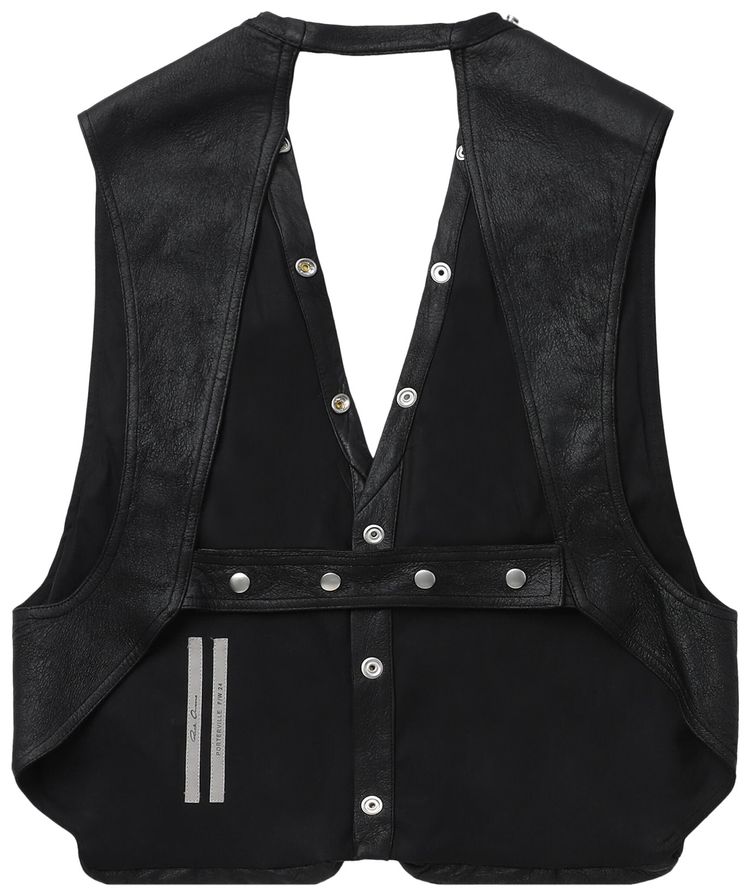 Rick Owens Cargo Vest Black