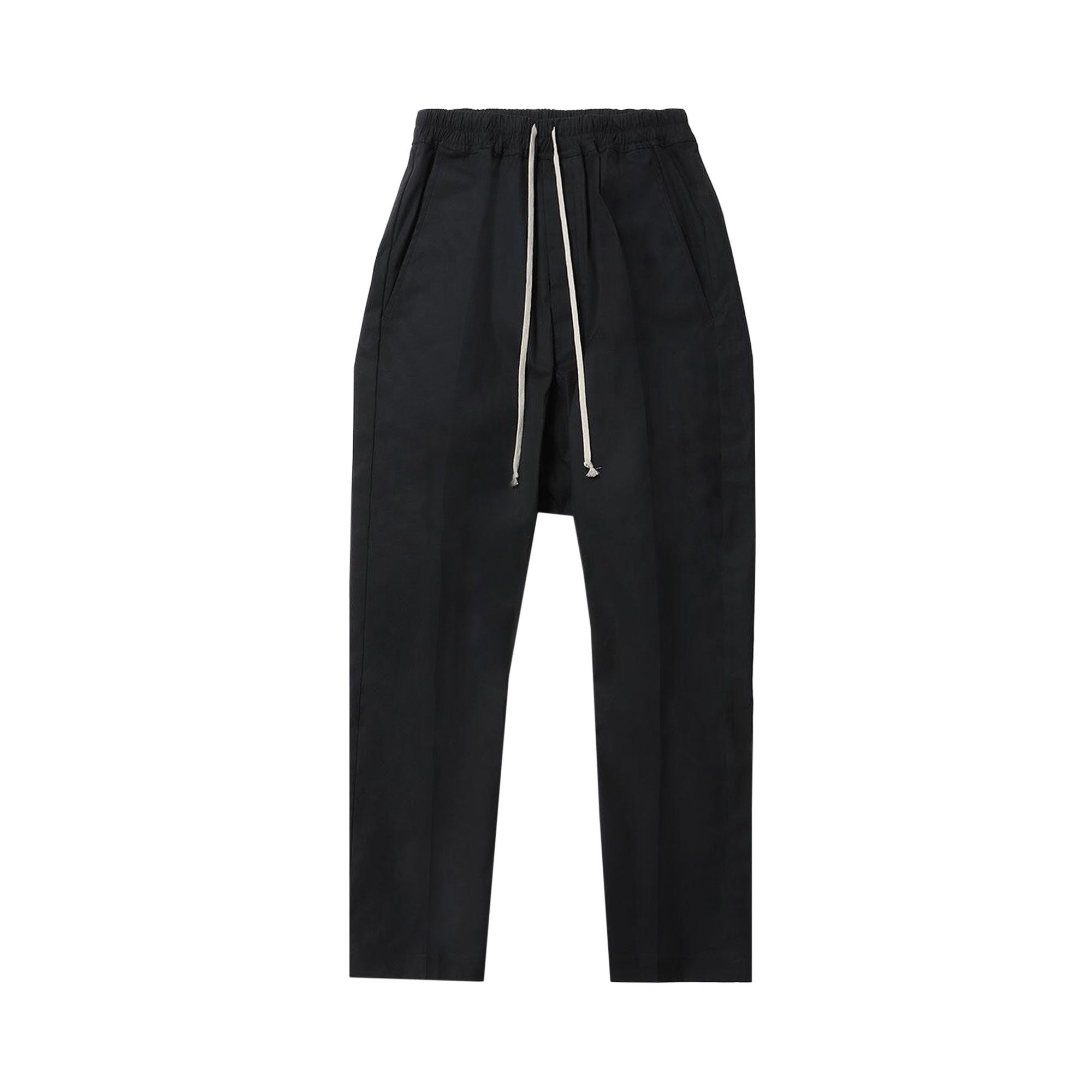 Buy Rick Owens Drawstring Long Pants 'Black' - RU02D6380 TB