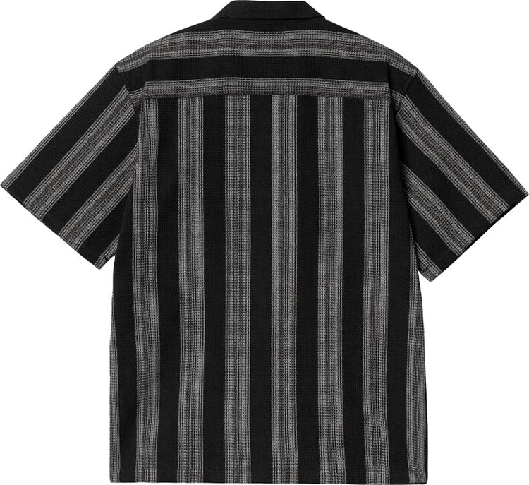 Carhartt WIP Short Sleeve Dodson Shirt StripeBlack