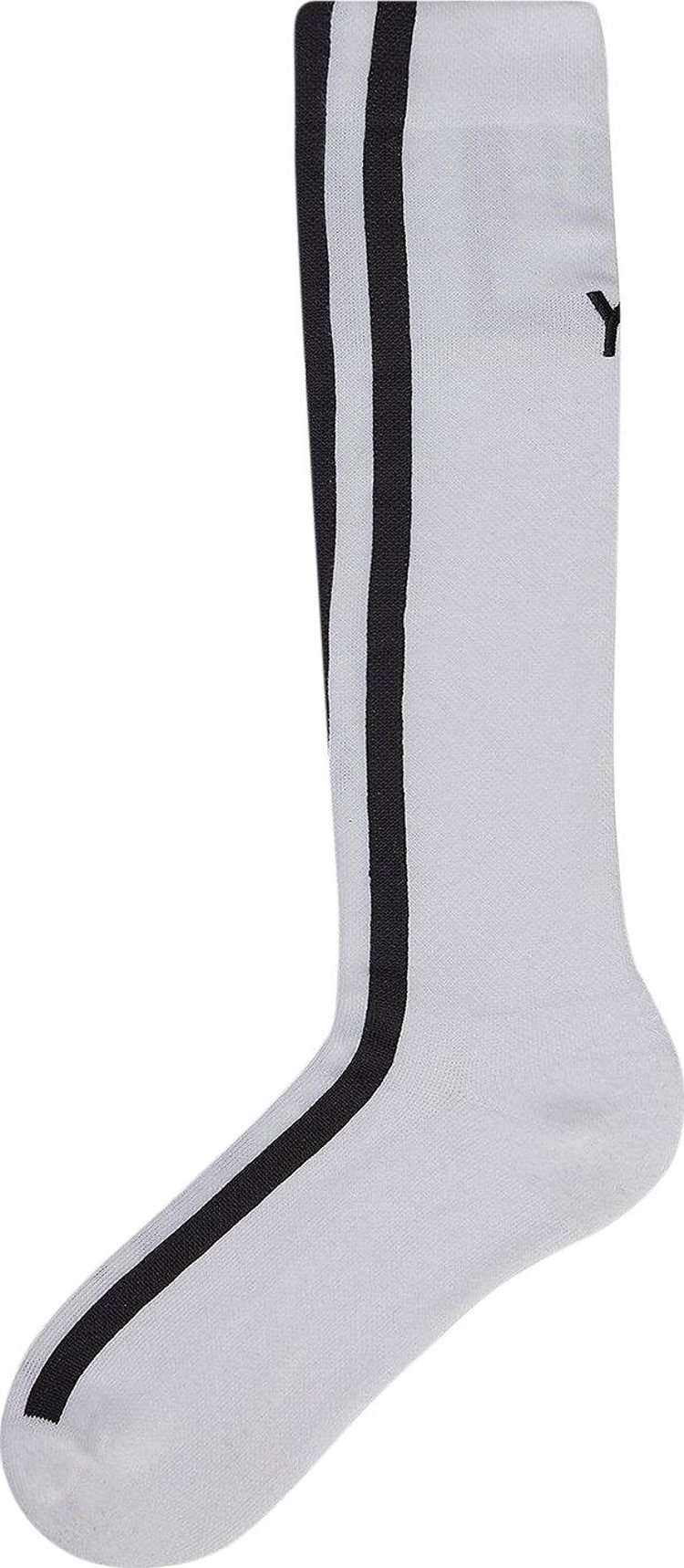 Y 3 Logo Strip Socks White