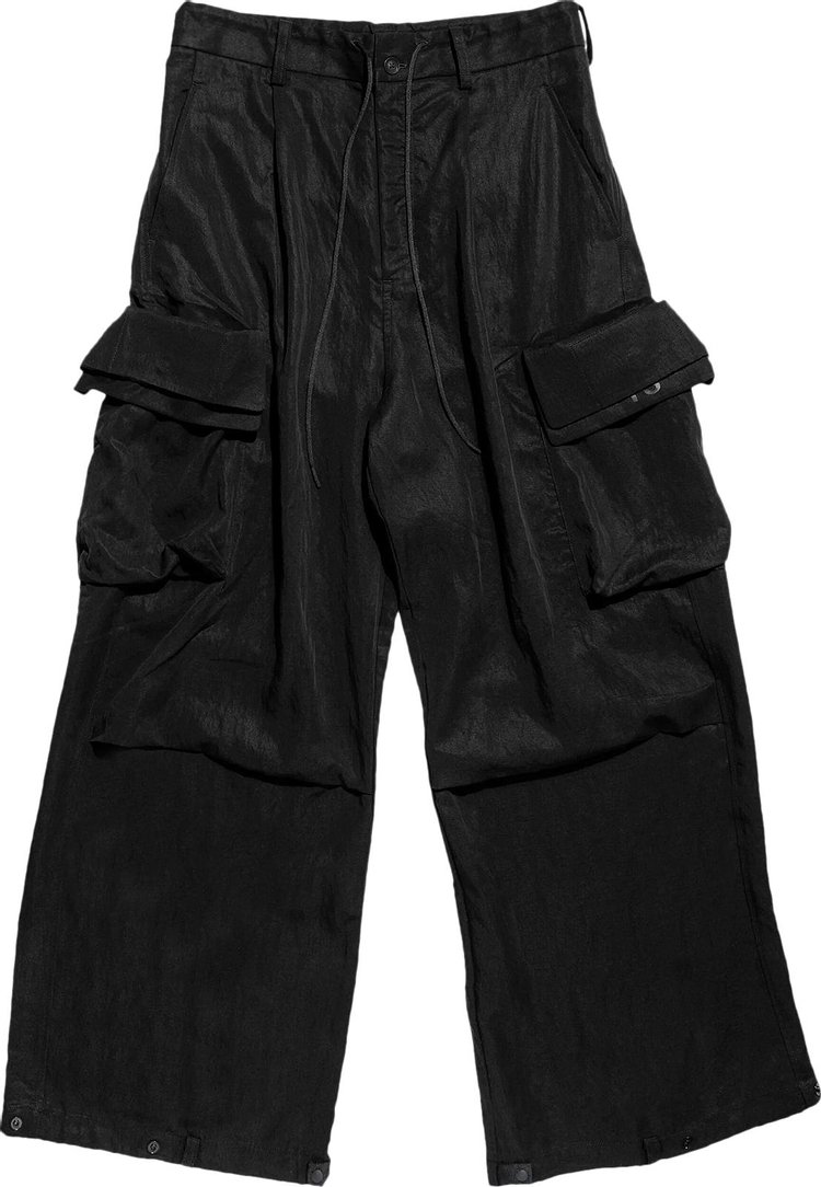 Y 3 Cuff Cargo Pants Black