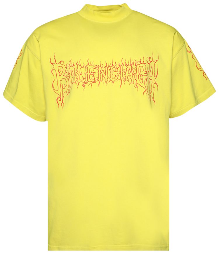 Balenciaga Oversized T Shirt YellowRed