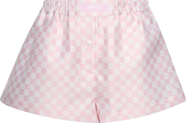 Versace Shorts Pastel PinkWhite