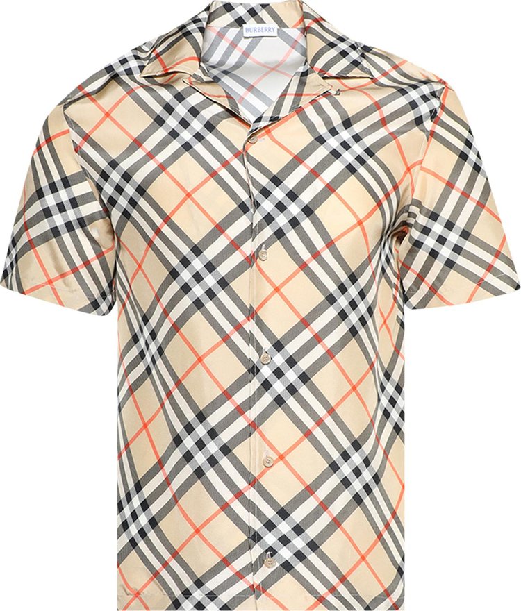 Burberry Button Up Shirt Sand