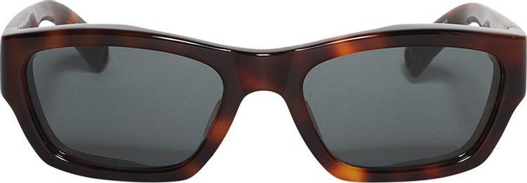 Jacquemus Meridiano Sunglasses Tortoise ShellMatte BlackGrey