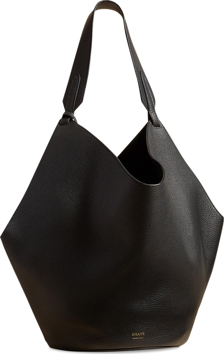 Khaite Lotus Medium Tote Black