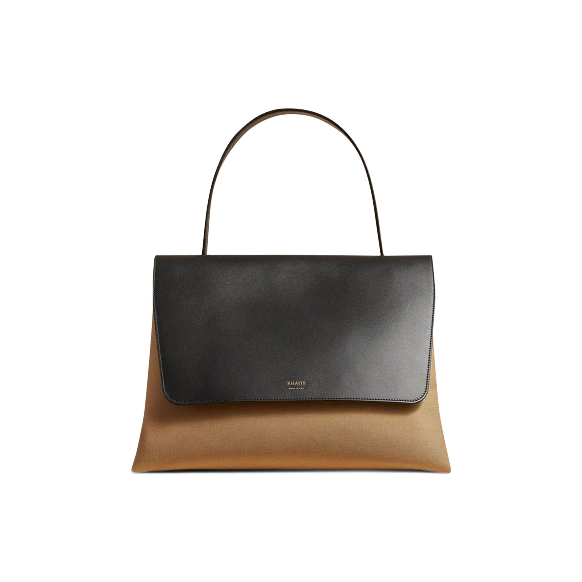 Buy Khaite Lia Large Top Handle Black Honey H2035 876 618 GOAT CA