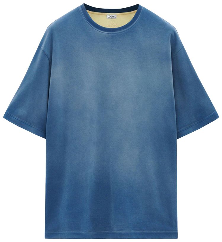 Loewe Loose Fit T Shirt Washed Indigo