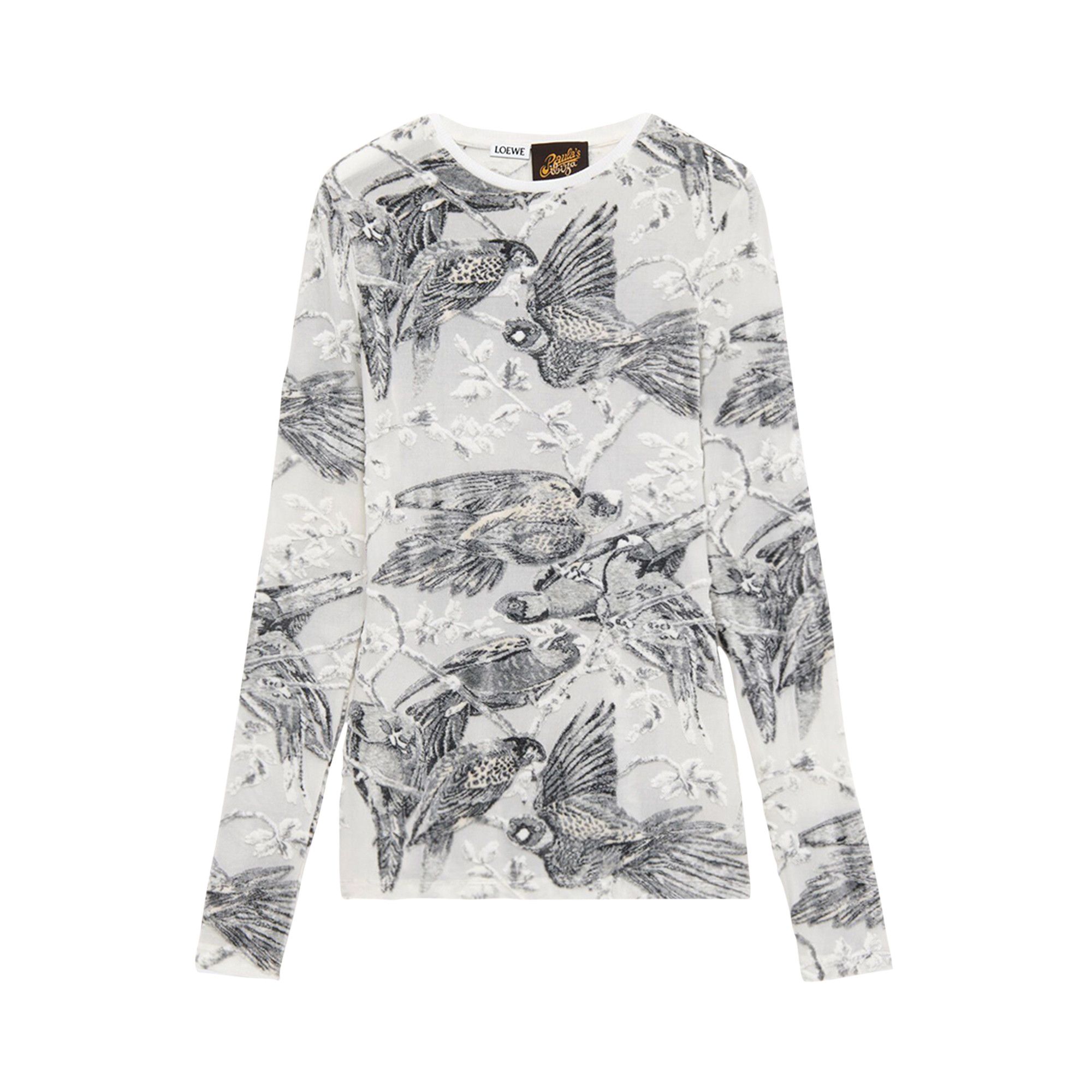 Buy Loewe Long-Sleeve Top 'Off White/Multicolor' - S616Y07X53 8344 | GOAT