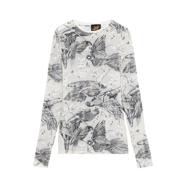 Loewe Long Sleeve Top Off WhiteMulticolor