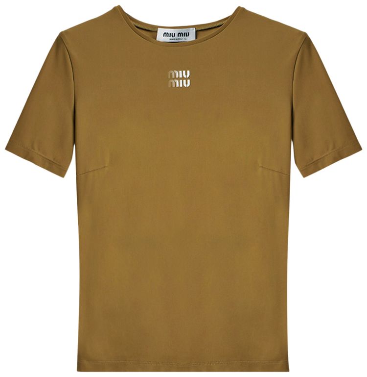 Miu Miu T Shirt Oliva
