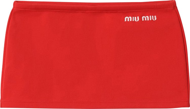 Miu Miu Mini Skirt Rosso