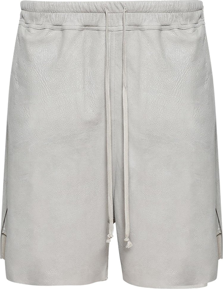 Rick Owens Shorts In Pelle   Boxers Pearl