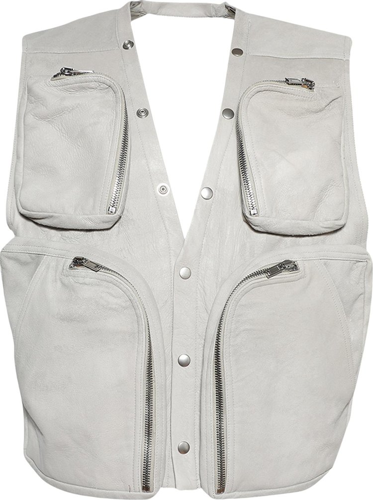 Rick Owens Cargo Vest Pearl