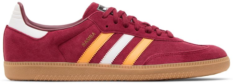 Adidas Samba OG Collegiate Burgundy Yellow