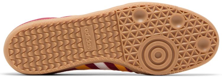 Adidas Samba OG Collegiate Burgundy Yellow