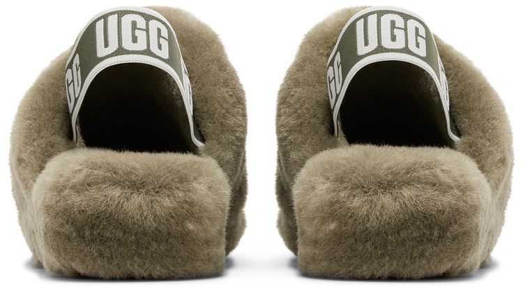 UGG Wmns Fluff Yeah Slide Burnt Olive