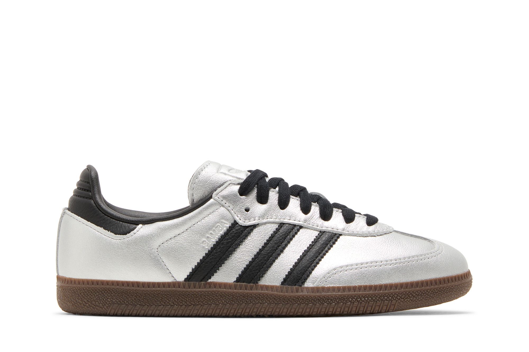 Buy Wmns Samba 'Silver Metallic Black Gum' - JI4218 | GOAT