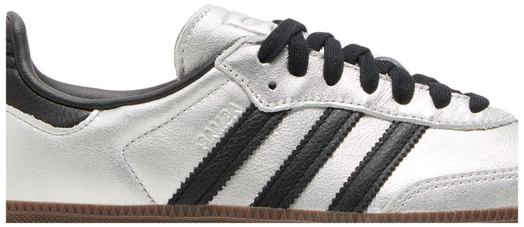 Adidas Wmns Samba Silver Metallic Black Gum
