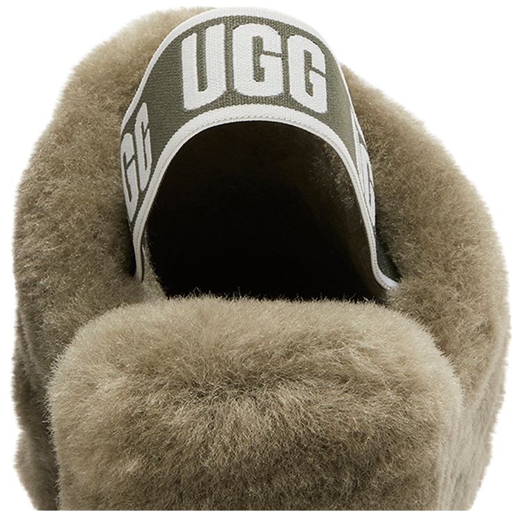UGG Wmns Fluff Yeah Slide Burnt Olive