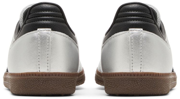 Adidas Wmns Samba Silver Metallic Black Gum