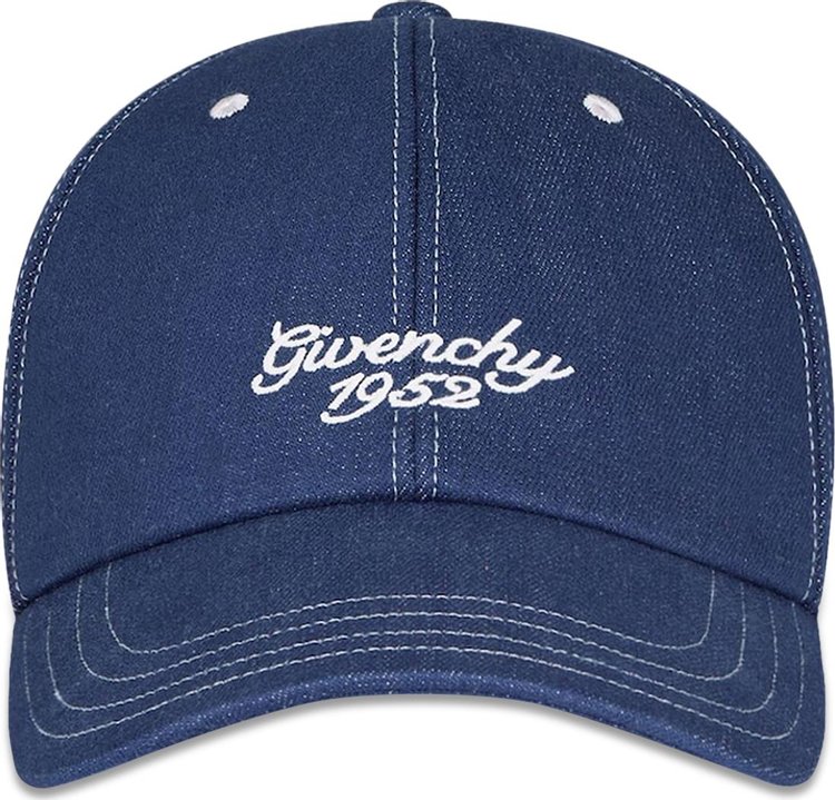 Givenchy Curved Cap With Embroidered Logo PurpleBlue