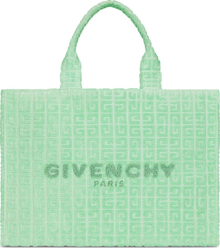 Givenchy G Tote Soft Medium Tote Aqua Green