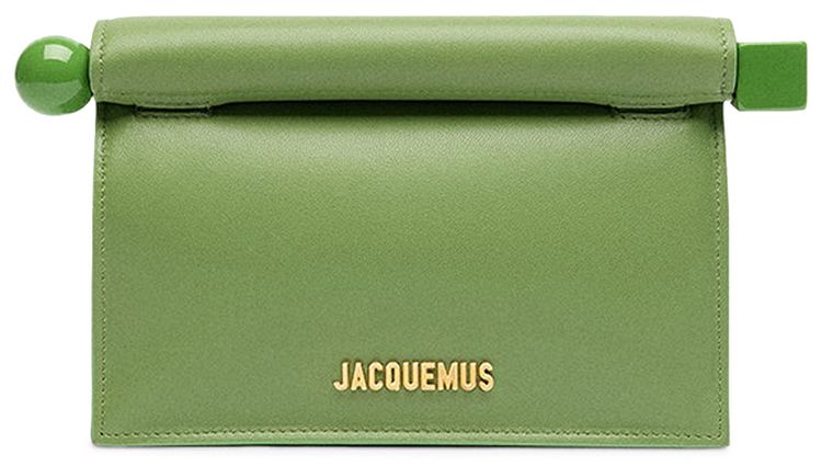 Jacquemus La Petite Pochette Rond Carre Green