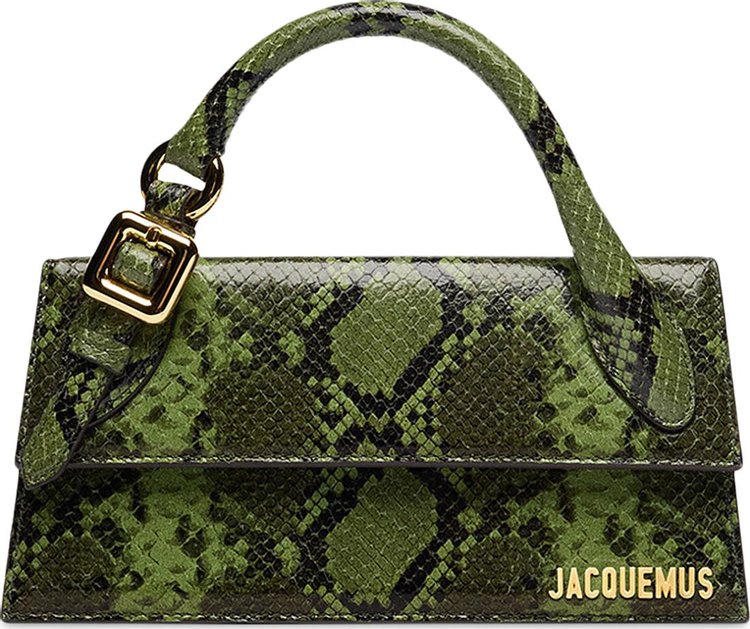 Jacquemus Le Chiquito Long Boucle Green