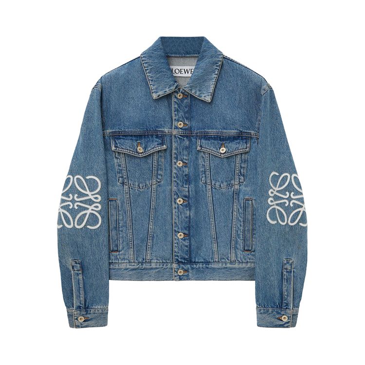 Loewe 25 Jacket Blue Denim 281409
