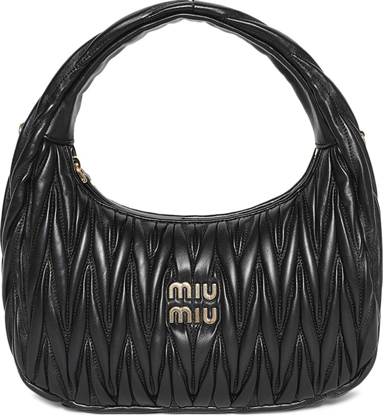 Miu Miu Matelasse Bag Black