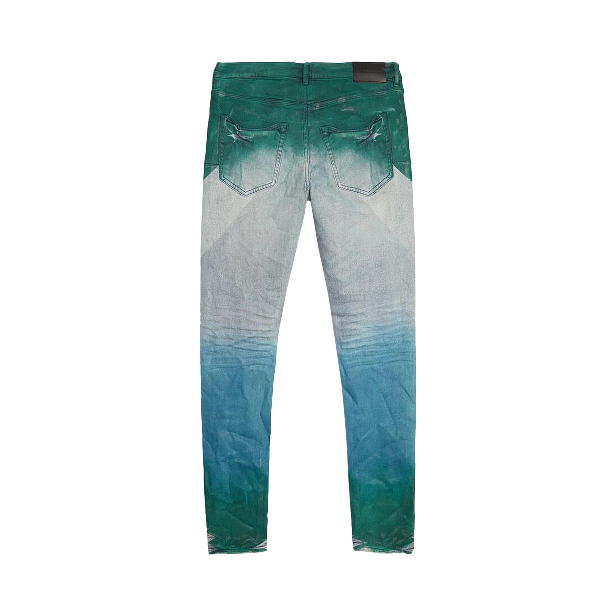 Buy PURPLE BRAND Low Rise Skinny Coated Diagonal Jean 'Light