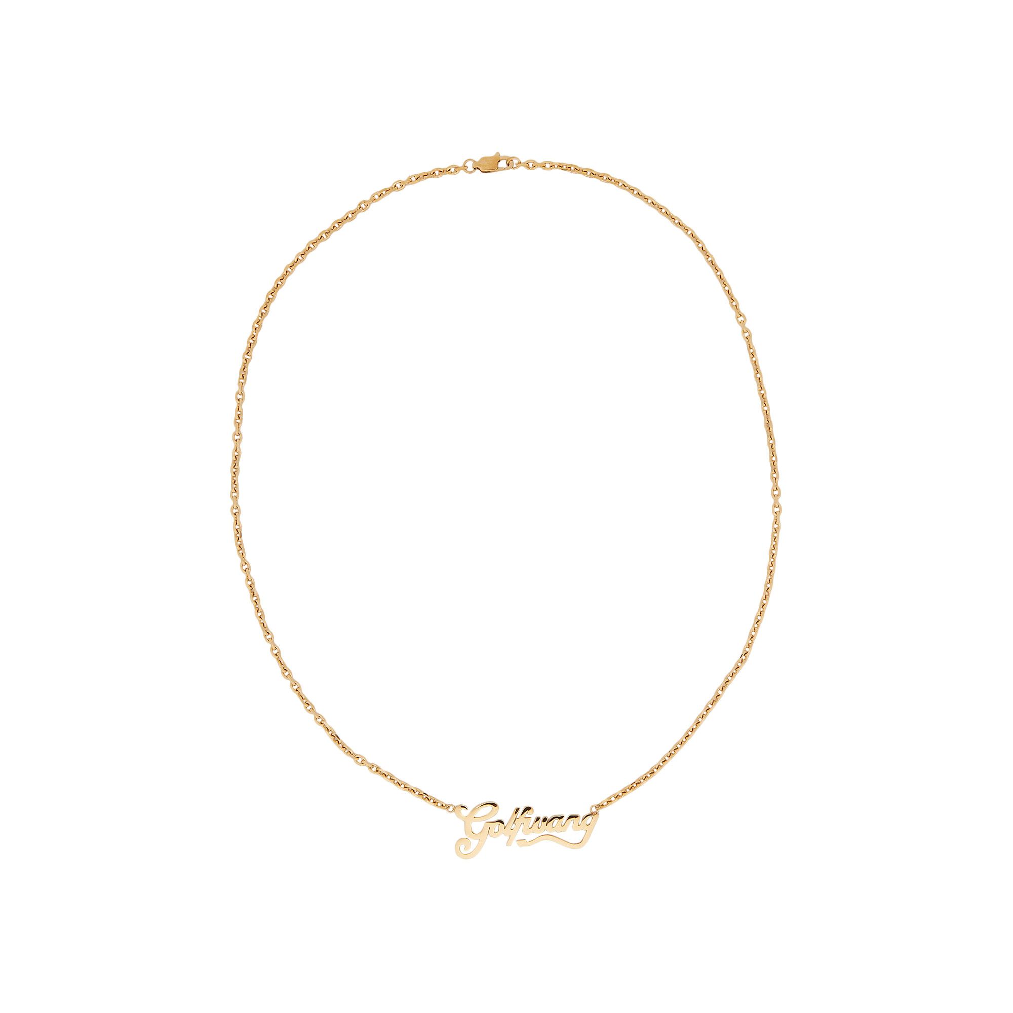 GOLF WANG DIABLO ネックレス ロゴ Gold Silver 送料込み Buy GOLF WANG Diablo Necklace 'Gold' - SS24A1020 GOLD | GOAT