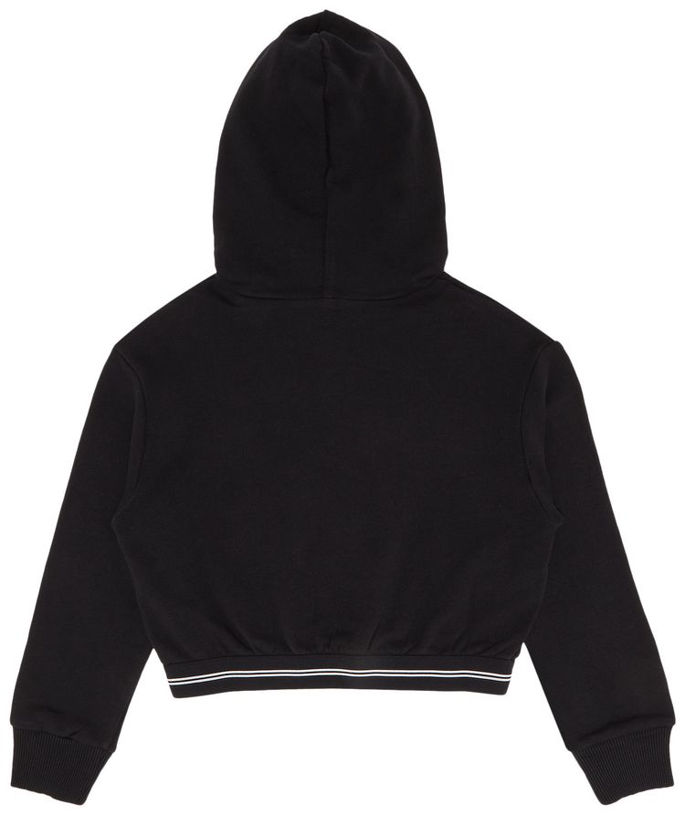 Marni Kids Unbrushed Fleece Hoodie Black