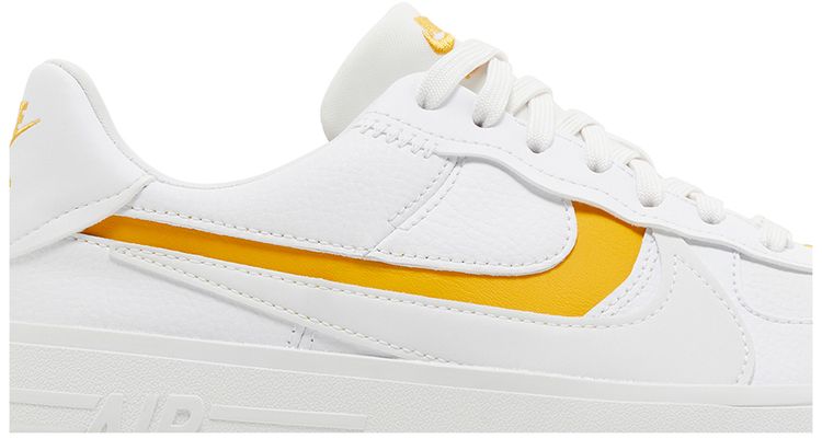 Nike Wmns Air Force 1 PLTAFORM White Yellow Ochre