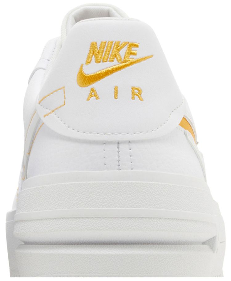 Nike Wmns Air Force 1 PLTAFORM White Yellow Ochre