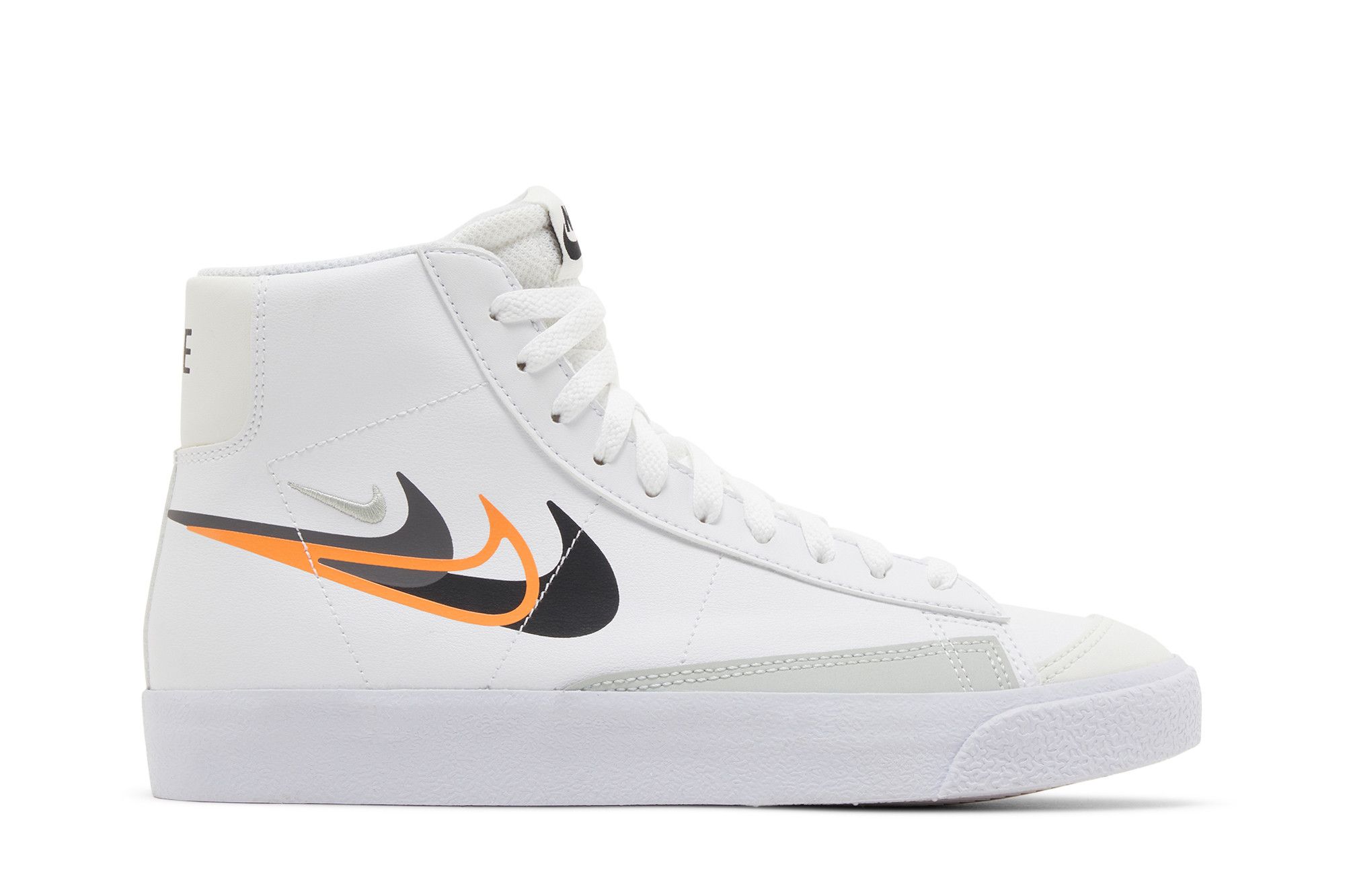 Buy Blazer Mid Next Nature GS Multi Swoosh White Bright Mandarin FN7788 100 GOAT CA