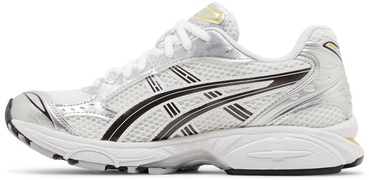 Gel Kayano 14 White Tai Chi Yellow