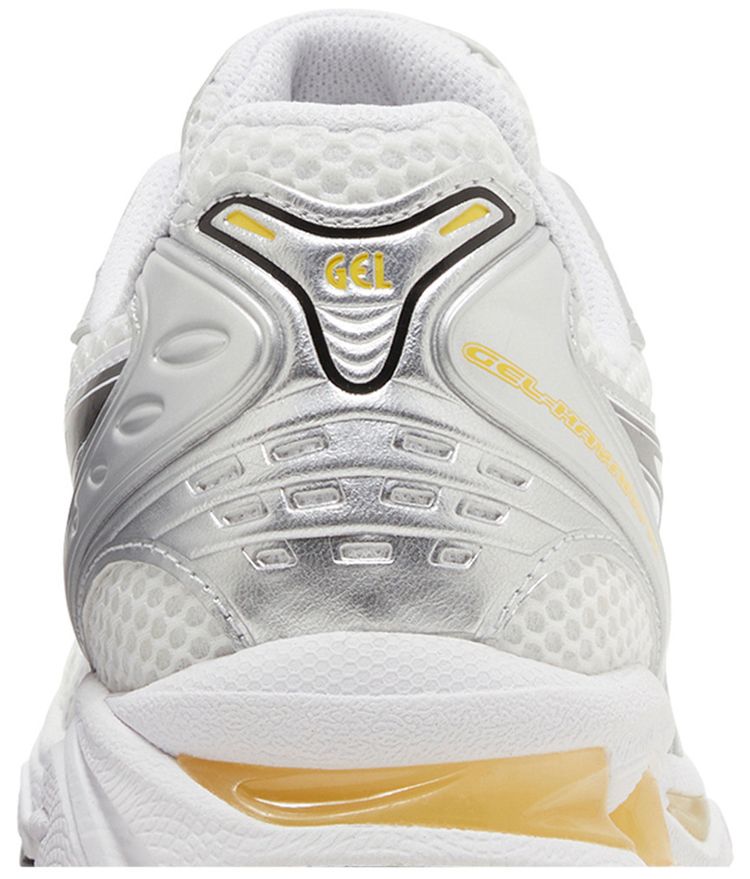 Gel Kayano 14 White Tai Chi Yellow