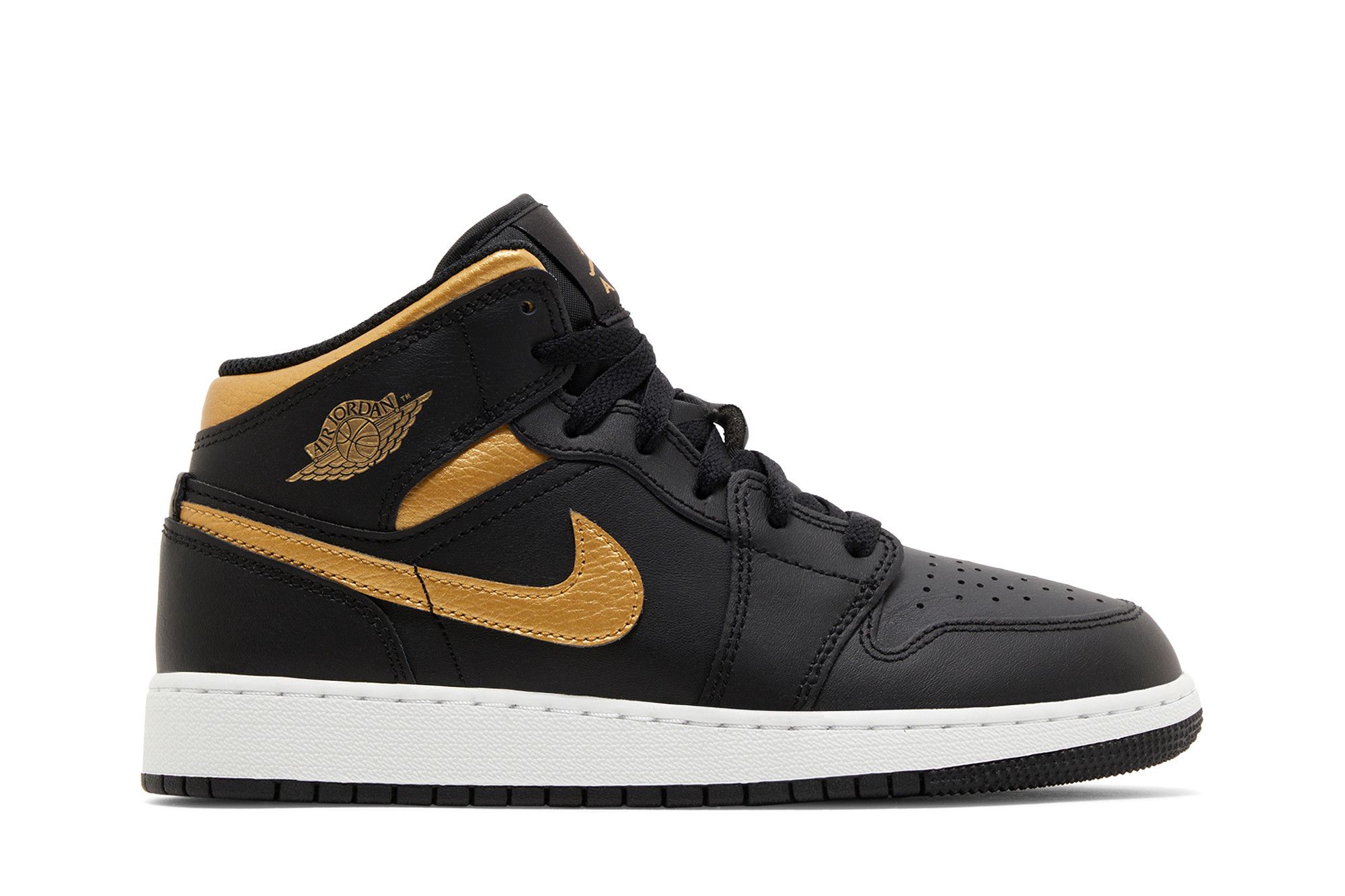 Buy Air Jordan 1 Mid GS 'Black Metallic Gold' - DQ8423 071 | GOAT CA